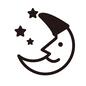 月 月 月,お月様,つき,夜空,月夜,三日月,ナイトキャップ,星,スター,ムーンのシルエット素材