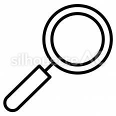 虫眼鏡のアイコン リッチメニュー,アイコン,lineのシルエット素材