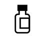 薬瓶 薬瓶,瓶,ボトル,入れ物,容器,薬,薬品,薬物,研究,理科のシルエット素材