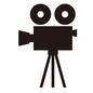 映画 映画 映画,ムービー,映画館,シネマ,カメラ,映写,映写機,機械,趣味,レジャーのシルエット素材