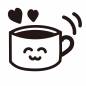 ハートとコーヒー ハートとコーヒー コーヒー,ハート,ラブラブ,好き,嬉しい,笑顔,にっこり,飲み物,1杯,マグのシルエット素材