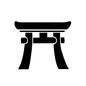 家紋 鳥居,門,家紋,日本,紋章,図案,紋付,旗印,和柄,鳥居紋のシルエット素材