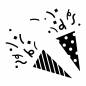 クラッカー クラッカー 卒業式,クラッカー,紙吹雪,お祝い,記念,イベント,パーティー,爆発,飾り,祝福のシルエット素材