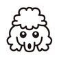 プードル プードル プードル,もこもこ,垂れ耳,ペット,飼い犬,愛犬,イヌ,いぬ,生物,生き物のシルエット素材