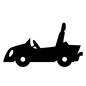 おもちゃ おもちゃ,車,カー,自動車,乗り物,オープンカー,外車,スポーツカー,乗用車のシルエット素材