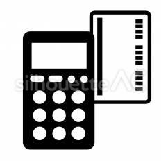 クレジットカード情報の不正利用 クレジットカード,不正利用,決済のシルエット素材