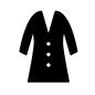 コート コート 被服費,コート,ワンピース,トップス,服,洋服,衣服,衣類,衣料品,婦人服のシルエット素材