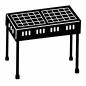 バーベキューコンロ コンロ,バーベキュー,焼く,網,アウトドア,レジャー,キャンプ,炭火,屋外,イベントのシルエット素材