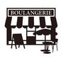 BOULANGERIE ブーランジェリー,パン屋,看板,ベーカリー,フランス語,立て看板,椅子,テーブル,パラソル,オーニングテントのシルエット素材
