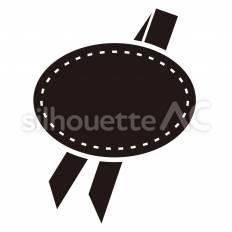 点線縁のオーバル勲章