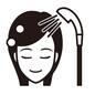 シャンプー シャンプー シャンプー,トリートメント,洗髪,洗う,シャワー,泡,リンス,人物,人,女性のシルエット素材
