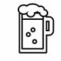 ビール ビール ビール,ジョッキ,泡,飲み物,観光,旅行,乾杯,お酒,楽しい,明るいのシルエット素材