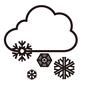 雪が降る 雪が降る 降雪,雲,くも,天気,スノー,雪,雪の結晶,結晶,冬,ウィンターのシルエット素材