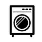 ドラム式洗濯機 洗濯乾燥機,ドラム式洗濯機,洗濯機,コインランドリー,乾燥機付き洗濯機,生活家電,電化製品,家電,アイコン,素材のシルエット素材