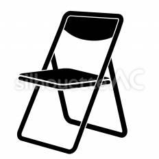 折りたたみ椅子 卒業式,イベント,椅子のシルエット素材