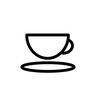 コーヒーカップ コーヒーカップ コーヒーカップ,カップ,ソーサー,コーヒー,珈琲,カフェ,飲み物,飲食店,喫茶店,コーヒーショップのシルエット素材
