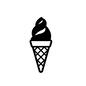 ソフトクリーム ソフトクリーム ソフトクリーム,ソフト,コーンカップ,コーン,スイーツ,冷たい,デザート,食物,食べ物,おやつのシルエット素材