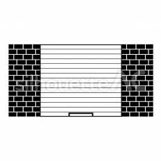 シャッター広告 広告,シャッター,壁のシルエット素材