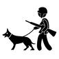 軍犬 軍犬,軍用犬,軍務,人,人物,ピクトグラム,ライフル,ライフル銃,ヘルメット,歩くのシルエット素材