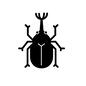 かぶとむし かぶとむし かぶとむし,カブトムシ,カブト虫,甲虫,ビートル,角,雄,オス,夏,昆虫のシルエット素材