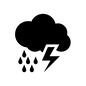 雷雨 雷雨 雷雨,雷,雨,雨雲,稲妻,雲,天気,天候,雨粒,悪天候のシルエット素材