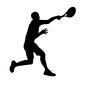 テニス テニス テニス,球技,スポーツ,試合,運動,アスリート,選手,人,人物,男性のシルエット素材