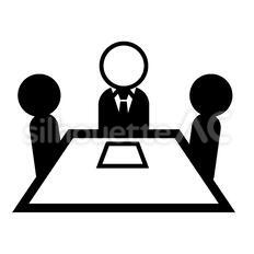 セミナー 3密,講師,受講者のシルエット素材