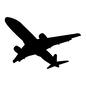 飛行機 飛行機 乗り物,飛行機,航空機,飛ぶ,空,飛行,スカイライン,フライト,エアライン,旅客機のシルエット素材