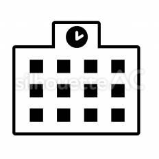 学校　白抜き 白抜き,学校,校舎のシルエット素材