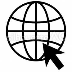 ウェブアクセスのアイコン リッチメニュー,アイコン,lineのシルエット素材