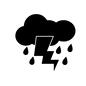 雷雨 雷雨 天気,天気予報,予報,天候,気候,悪天候,雲,雷雨,雷,稲妻のシルエット素材