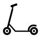 キックボード キックボード キックボード,遊ぶ,道具,タイヤ,1人乗り,横向き,ハンドル,乗り物,乗物,乗り物ラインのシルエット素材