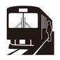 電車 電車 人物,1人,電車,ホーム,乗車,発車,モノレール,列車,鉄道,駅のシルエット素材