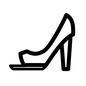 ハイヒール ハイヒール,婦人靴,女性用,ピンヒール,パンプス,靴,履物,履き物,クツ,くつのシルエット素材