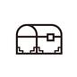宝箱 宝箱,箱,入れ物,たからばこ,宝探し,宝さがし,宝,アウトドア,冒険,アドベンチャーのシルエット素材