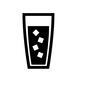 グラス グラス グラス,氷,アイス,カップ,コップ,ガラス,ジュース,コーヒー,ティー,炭酸飲料のシルエット素材