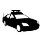 パトカー パトカー 乗り物,車,警察車両,車両,走行,自動車,警察,パトカー,パトロールカー,パトランプのシルエット素材
