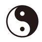 太極図 太極図 陰陽,太極図,バランス,中国,陰,陽,まがたま,勾玉,エキゾチック,アジアのシルエット素材