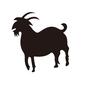 山羊 干支,山羊,やぎ,ヤギ,動物,生き物,角,横向き,中華人民共和国,中国のシルエット素材