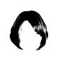 髪型 ミディアム,ボブ,髪,髪型,ヘア,ヘアスタイル,スタイリング,かつら,ウィッグ,女性のシルエット素材