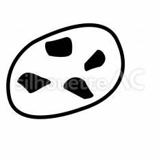 チョコチップクッキー クッキー,菓子,丸形のシルエット素材