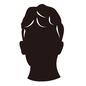 男性の髪型 正面,男性,ヘアカット,カットモデル,ヘアスタイル,髪型,理容室,理髪店,床屋,美容のシルエット素材