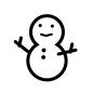 雪だるま 雪だるま かわいい,雪だるま,スノーマン,ゆきだるま,雪遊び,冬,ウィンタースポーツ,ゲレンデ,雪,スノーのシルエット素材