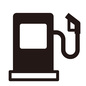 ガソリンスタンド ガソリンスタンド,スタンド,ガソリン,給油,ドライブ,ビジネス,店舗,店,地図記号,地図のシルエット素材