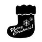 クリスマスラベル クリスマスラベル 靴下,メリークリスマス,筆記体,雪の結晶,英語,クリスマスブーツ,クリスマス,クリスマスイヴ,12月,冬のシルエット素材