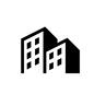 オフィスビル オフィスビル 建物,オフィス,オフィスビル,都市,都会,会社,ビル群,ビル,ビルディング,マンションのシルエット素材