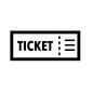 チケット チケット チケット,コンサート,ライブ,舞台,印刷,入場券,航空券のシルエット素材