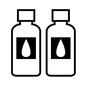 インク インク,詰め替え用,ボトル,2本,ラベル,事務用品,オフィス用品,2種類,プリンターインク,アイコンのシルエット素材