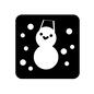 雪 雪 雪,ゆき,天気,雪だるま,冬,天気予報,ピクトグラム,案内サイン,視覚記号,看板のシルエット素材