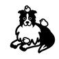 犬 犬 犬,牧羊犬,ヒヨコ,いぬ,イヌ,ひよこ,牧場,牧畜,ボーダーコリーのシルエット素材